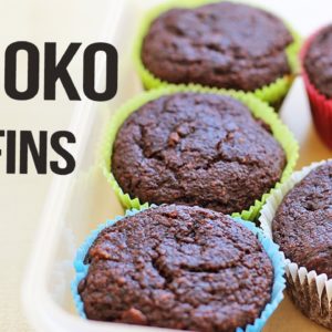 Gesunde Schoko Muffins | ohne Öl + glutenfrei