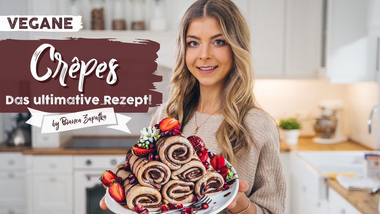 Vegane Crêpes ♡ So gelingen Pfannkuchen ohne Ei perfekt ♡ Schnell ...