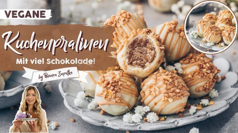Kuchenpralinen (Kuchen-Bällchen) selber machen - Vegane Cake Pops - Ideal zur Resteverwertung!