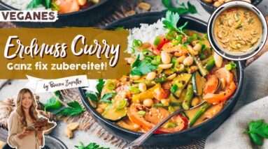 Cremiges Erdnuss-Curry mit Gemüse ♡ einfach, vegan, lecker ♡