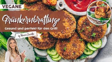 Grünkernbratlinge ♡ Veggie Patties ♡ Einfach & Vegan ♡