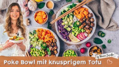 Vegane Poke Bowl mit Tahini-Sauce ♡ Das Beste Rezept ♡ Einfach & Lecker!