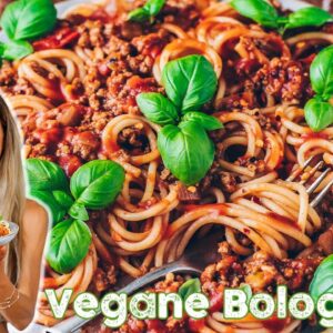 Vegane Spaghetti Bolognese - Das Beste Rezept - einfach & lecker!