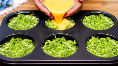 I have never eaten such delicious broccoli! Delicious broccoli muffins recipe.