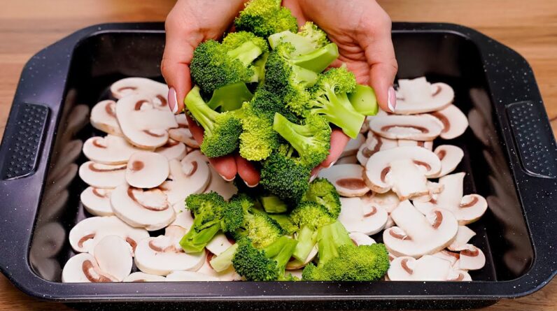 I cook broccoli like this every weekend! A delicious broccoli casserole recipe! 🔝 5 broccoli recipes