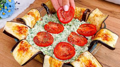 Eggplants that drive everyone crazy! No frying! Eggplant casserole is super easy to make!