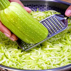 A chef from Spain taught me how to cook zucchini so deliciously! Everyone loves this dish!