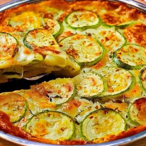 It's so delicious! A friend from Spain taught me how to cook zucchini so deliciously!