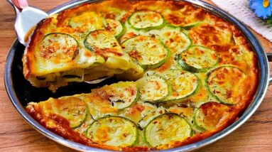It's so delicious! A friend from Spain taught me how to cook zucchini so deliciously!