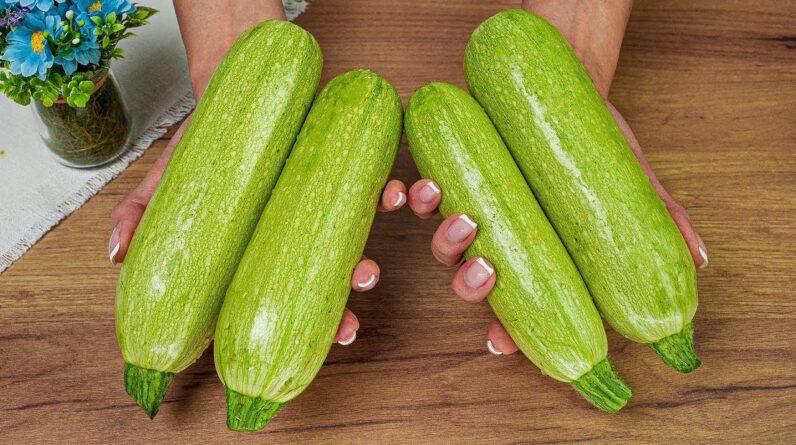 A friend from Spain taught me how to cook zucchini so deliciously! Delicious! ASMR